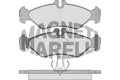 MAGNETI MARELLI 323700010800 Fren Balatası Arka Lt28-35 96>06 Lt28-46 96>06 / Sprınter 96>06 A0024203820 A0024205620 A0024206920 A0034206420 A0044205620 A0084204520 24203820 24205620 24206920 34206420