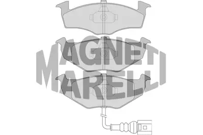 MAGNETI MARELLI 323700013300 Fren Balatası Ön Golf Iıı 91> Polo Iıı 99> Polo Classıc 96> Vento 91> / Ibıza / Fabıa I 99> Fabıa Iı 07> 17mm 6Q0698151B 21866 21867 23752 8660004728 8671016698 GBP90318 GBP90320 GBP90324 GBP90325