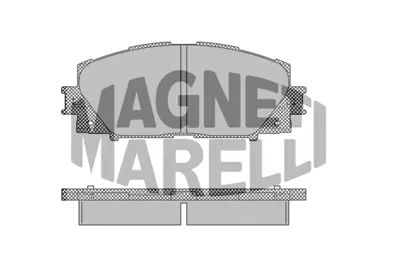 MAGNETI MARELLI 323700014200 Fren Balatası Ön Yarıs 06>11 Japonya Montaj Abs'Siz 446552270 446552300 446552310 44650W140 446552190 446552240 446552260 4465B1360 4465WY010 44650D130