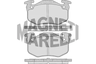 MAGNETI MARELLI 323700014800 Fren Balatası Arka Clıo I 90> Clıo Iı Megane I 95> / 106 Iı 96> 205 83> 206 98> 309 / Zx 91> Saxo 96> Xsara 97> 11.00mm E171587 E172201 E172219 1617247980 172201 172587 425042 425071 425104 425146