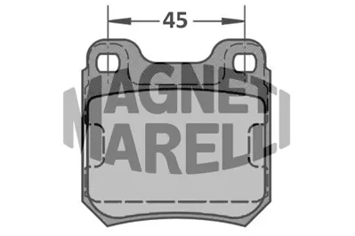 MAGNETI MARELLI 323700015800 Fren Balatası Arka Vectra B 95> Omega 86> Senator B 87> / 900 Iı 93>98 9-3 98>02 4837241 5057336 77365754 90485138 90540177 90273260 1605005 1605006 1605026 1605031