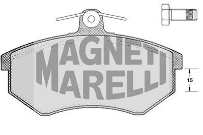 MAGNETI MARELLI 323700020600 Balata Carat 32b Carat Ön 357698151A 357698151D 357698151H 41060V4810 41060Y9090 4106085V00 533698151A 853698151A 533698151 835698151A