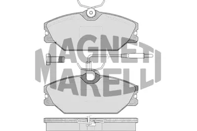 MAGNETI MARELLI 323700022000 Fren Balatası Ön Laguna I 7701209077 410601531R 6000008895 7701202050 7701203730 7701203968 7701204220 7701206288 7701202289 7701202896