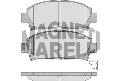 MAGNETI MARELLI 323700022500 Fren Balatası Ön Avensıs 99>03 Carına 92> Mr2 89> 0446512160 0446517050 0449117170 044652B020 21961 ABP928 AC489381