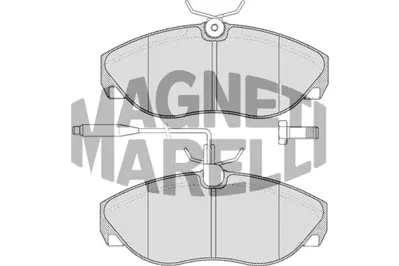 MAGNETI MARELLI 323700022800 Fren Balatası Ön Boxer Box 230l 425116 425451 71752980 77362212 77362235 9945788 425117 1617280480 71770972 1611458080