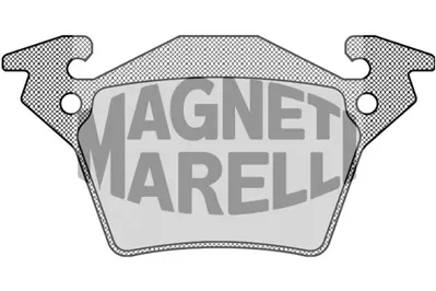 MAGNETI MARELLI 323700024500 Mercedes Balata Vclass Vıto B Arka 0004214210 0034200220 23020 AC678781D ADB0888 PAD1077 130460-3985