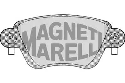 MAGNETI MARELLI 323700025100 Fren Balatası Arka Kangoo GDB1525