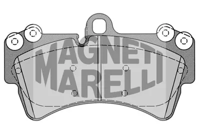 MAGNETI MARELLI 323700028900 Fren Balatası Ön Touareg 7l 02> / Q7 4l 06> / Cayenne 02> 4L0698151C 7L0698151P 7L0698151R 95535193910 95535193911 95535193912 95535193913 95535193914 95535193915 95535193916