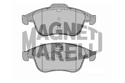 MAGNETI MARELLI 323700030000 Fren Balatası Ön Laguna 410607585R 410600629R 410600011R 410600032R 410602933R 410602309R 440608746R 410605055R 8660000782 8660000766