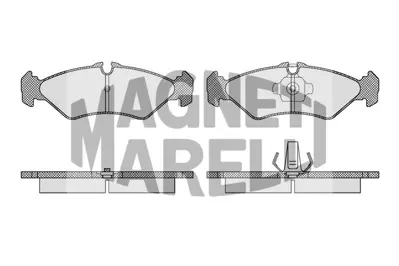 MAGNETI MARELLI 323700030200 Mercedes Balata Sprınter Arka 0044205620 24739 24740 AC05P1614D P50081 5871 MDB3016 T1826 2473901