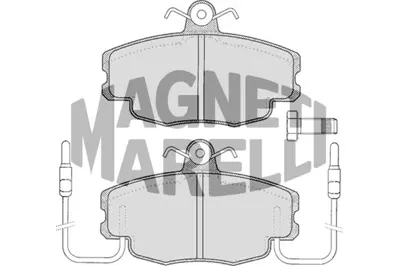 MAGNETI MARELLI 323700031700 Fren Balatası Ön Süper 5 R11 R19 7701203129 7701203282 7701203775 7701203777 7701203795 7701203796 7701203797 7701204066 7701204357 7701204358