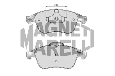 MAGNETI MARELLI 323700032300 Fren Balatası Ön Grand Scenıc3 7701209809 8660004734 8671016635 8671016705 410600032R 410607613R 7701206599 7701208182 7701209101 7701209672