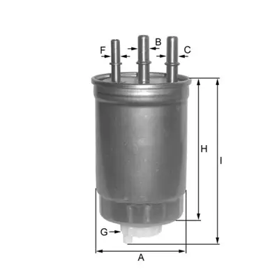 MAGNETI MARELLI 359002300120 Ford Yakıt Filtresi Connect Dıesel 18 2T14 9155 BD