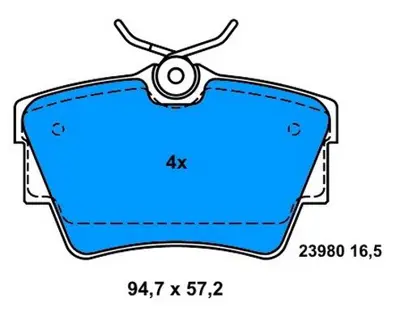 PROWALLE 1479 Fren Balatası Arka Clıo Iıı 05> Clıo Iv 13> Megane Iı 02> Megane Iıı 08> Scenıc Iı Iıı Modus 04> Fluence 08> Trafıc Iı 01> Trafıc Iıı 14> / 307 00> 308 07> 1007 05> / C2 02> C3 I 02> C4 04> Ds4 11> / Vıvaro A 01> / Golf Iv 98> Golf V 03> Golf Vı 08> Bora 98> GDB1479