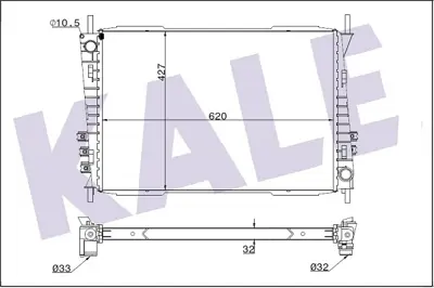 KALE 341990 Motor Su Radyatoru Jaguar X-Type X400 3.0 2.0 D 04>09 C2S514702