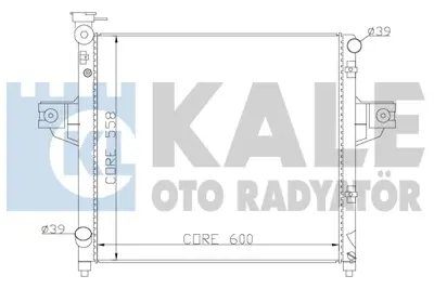 KALE 342095 Radyator Grand cherokee ıı 4.0 4x4 99 05 52079428AD