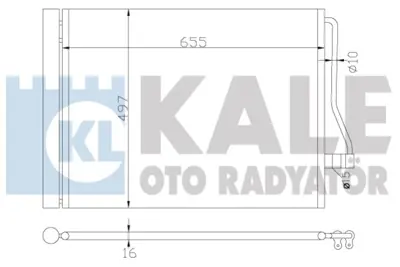 KALE 342490 Klıma Radyatoru Bmw F01 F02 F03 F04 9391491