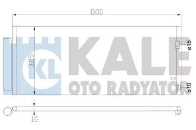 KALE 342970 Condenser Cr Z  / Insıght / Jazz Iıı 1.5 hıbrıt / 1.2 / 1.3 08+ 80110TM8A01