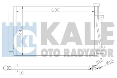 KALE 343310 Klıma Radyatoru  Antara Captıva  2.4 / 3.0 / 3.2 06+ 96436393