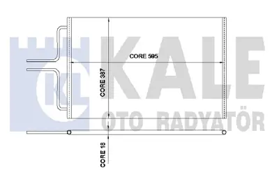 KALE 345570 Klıma Kondenser Avantıme / Espace Iıı 7701044568