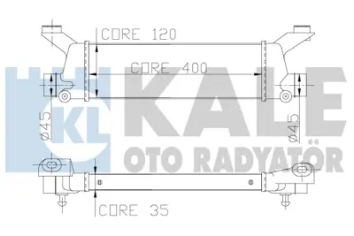 KALE 347900 Turbosarj Radyatoru A-Class W168 01>04 Vaneo 414 02>05 A1685000000