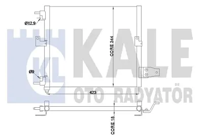 KALE 350610 Klıma Radyatoru 9760602200