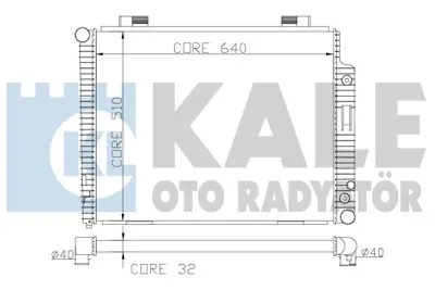 KALE 360500 Motor Su Radyatoru E-Class W210 95>00 S210 96>03 A2105007103