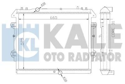 KALE 366500 Motor Su Radyatoru Hılux Iıı 06> Manuel (525x648x26) 164000L120 164000L160 164000L250 164000L140 164000L130 DRM50039 1153115 1153119 8MK376759111 164000L270