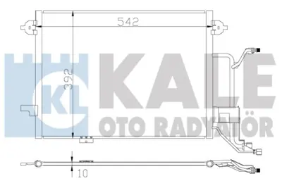 KALE 375500 Klıma Radyatoru  A6 Allroad 02>05 641×409×16 4Z7260403C