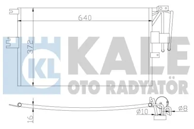 KALE 382300 Klıma Radyatoru Vectra B (625×370×20) 9192344