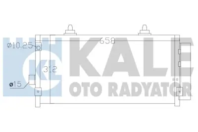 KALE 389500 Klıma Radyatoru Forester 2,0 2008-2013 Impreza 2012-2016 Xv 2012-> 73210SC012