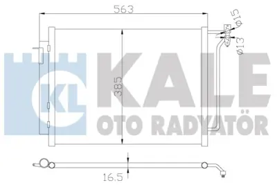 KALE 390900 Klıma Radyatoru Bmw M54 M57 N  X5 E53 8381543