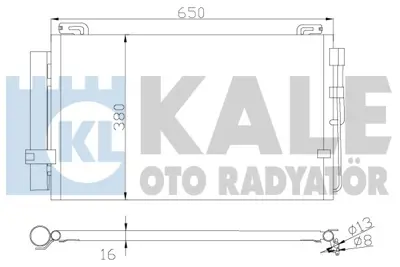 KALE 391300 Condenser Matrıx (Fc) 587x352x18 9760617001