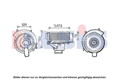 GM 9119002 Fan Motoru 1845070 1845071 9119002 9119003 9130860 1845007 8EW009157181