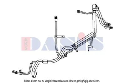 FORD 6C11 19A834 FC Klıma Borusu Çıftlı 1510490 1371582 1380897 6C1119A834FA 6C1119A834FB 6C1119A834FC 1385940