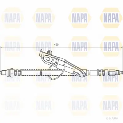 FORD 96FB 2078 JA Fren Hortumu Ön 1021841 1036500 1066801 1109679 1E0043810 1E0043810B 1E0043810C 1E0043810D 1E0083810A 96FB2078CG