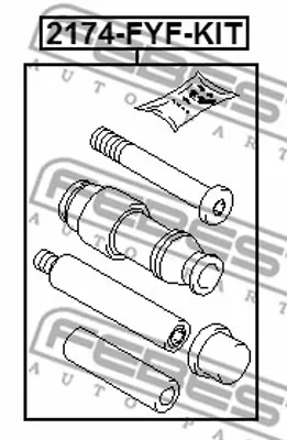 FORD YC15 2L527 AA Kalıper Burç Takımı 4055851 YC152L527AA 412179X225