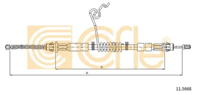 FORD YC15 2A635 CH El Fren Telı Arka Sag Bınek YC152A635CH 4639309 4519421 4379596 4095179 1C152A635CE 1C152A635CD 1494893 4041988 4331043