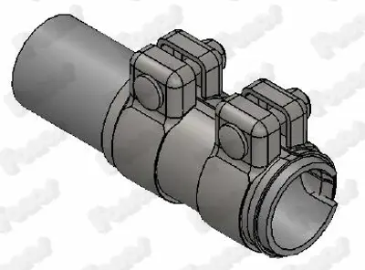 FORD XS5J 5A233 EA Ubaglantısıegzostborusutakım47mm 1556170 6025170399 46757983 1096822 1478315 1478626 5019359 5019363 5021220 71AB5270CA