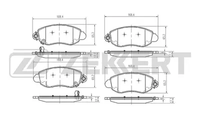 FORD YC1J 2K021 AC Fren Balatası Ön YC152K021BA