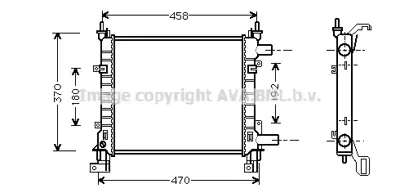 FORD ME97KB 8005 CA Radyatör (+ Ac) 1025533 1671697 97KB8005CA ME97KB8005CA 1061180 1061191 1061192 1091934 1093711 1093738