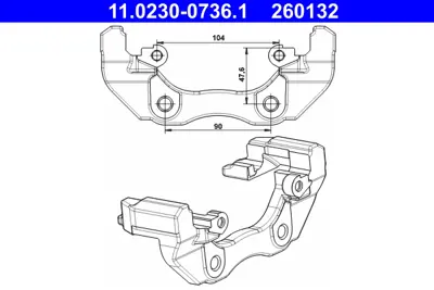 FORD 3M51 2B135 CA Destek, Sol, Zetec-S 1.6 Pfı ( 1223605 1471710 3M512B135AA 3M512B135CA BP4K33281B BPYK3328X BPYK3328XB BPYK3328XC BP4K33281XB BP4K33281