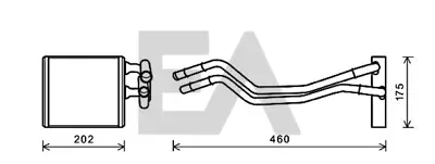 FORD 8V51 18B539 AC Kalorıfer Radyatörü 1573046 1740613 1743436 8V5118B539AC 8V5118B539AB 8V5118B539AA 8FH351315591 71771