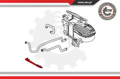 FORD 98AB 8274 BF Kalorıfer Su Hortumu 1108264 98AB8274BF YS4Z8290BA