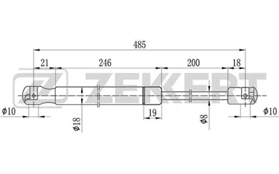 FORD 4M51 A406A10 AB Bagaj Amortısörü 1321021 4M51A406A10AB 1502096 1684312 8M51A406A10AB 8M51A406A10AC 4MB51A406A10AB 132101 1492364 6895009310