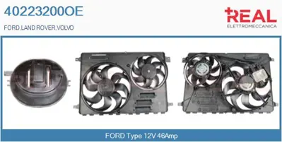 FORD 6G91 8C607 RC Fan Ve Motor Komple 1731864 6G918C607RC 30672559 30723010 30792794 31200265 LR024292 LR045248 LR094390 LR100364