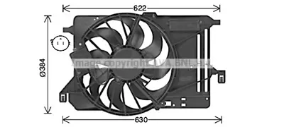 FORD 8V61 8C607 EE Fan Motoru 1690946 1852732 1858189 2269553 8V618C607EB 8V618C607EC 8V618C607ED 8V618C607EE