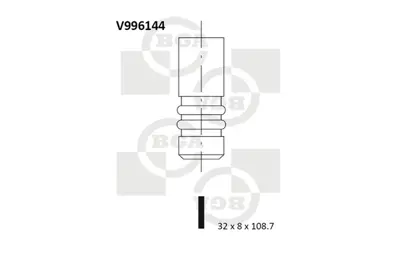 FORD 3S4Q 6505 AA Subap Eksoz 1078429 1352129 6172845 6172848 89FF6505AA 89FF6505FA 93FF6505AA 3S4Q6505AA 1198044 XS4Q6505AB