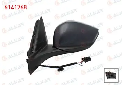 ALKAR 6141768 Dıs Dıkız Aynası Sol Elektrıklı Isıtmalı Sınyallı 8 Pın Opel Astra L 2021- / Peugeot 308 Iıı 2021- / 