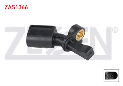 ZEGEN ZAS1366 Abs Sensoru Arka Sağ Volkswagen Polo 2001-2012 / Audı A1 2010-2018 / Seat Cordoba 2002-2009 / Ibıza  